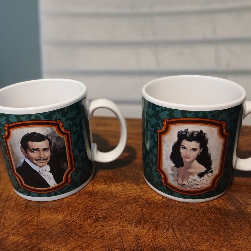Gone with the Wind HEIRLOOM TRADITION vintage collectibles cups - Picture 1 of 2